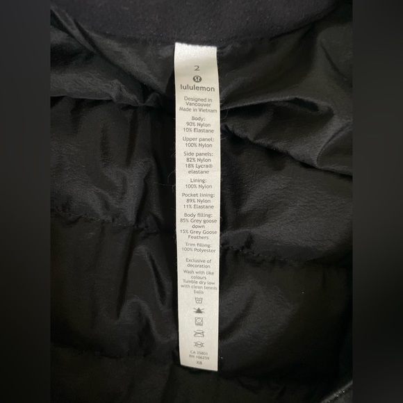 lululemon down for it all vest - Picture 4 of 4